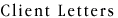Client Letters