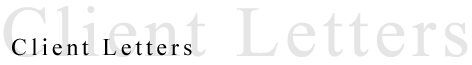 Client Letters
